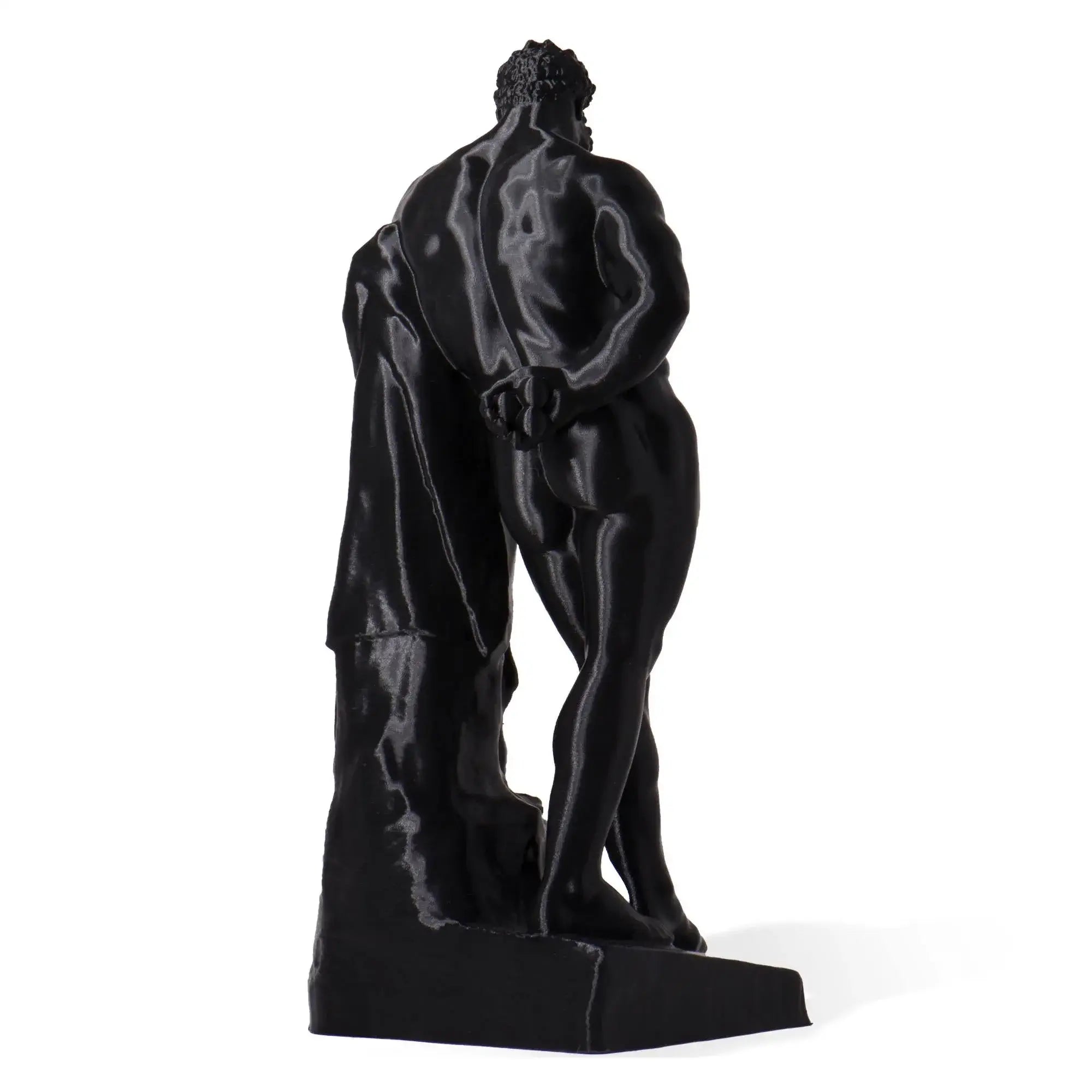 Scultura 3D dell'Ercole Farnese, colore nero