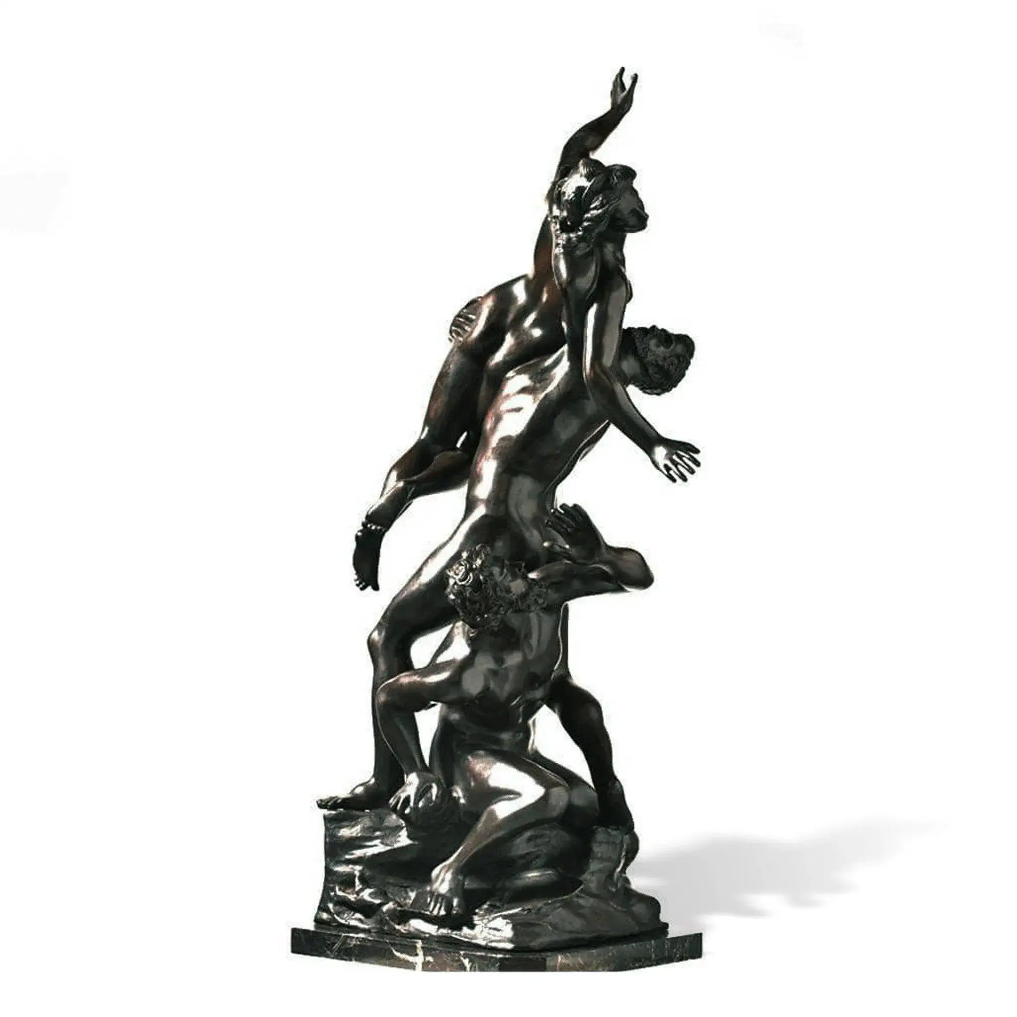 Scultura in bronzo del Ratto delle Sabine di Giambologna