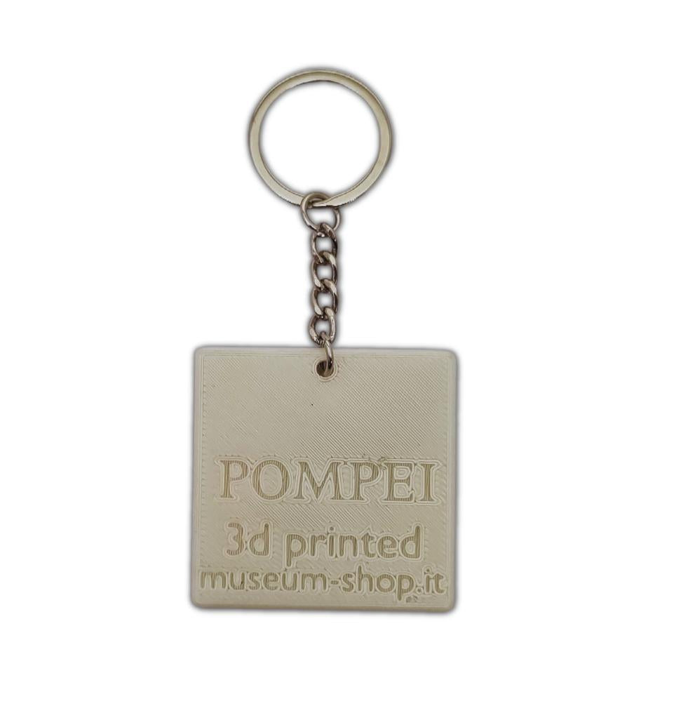 Cave Canem Pompeii mosaic - Keychain