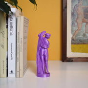 Stampa 3D in PLA Venere Afrodite Callipigia viola, visuale posteriore