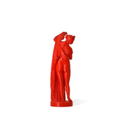 Vista posteriore stampa 3D Statua Venere Afrodite Callipigia Rossa