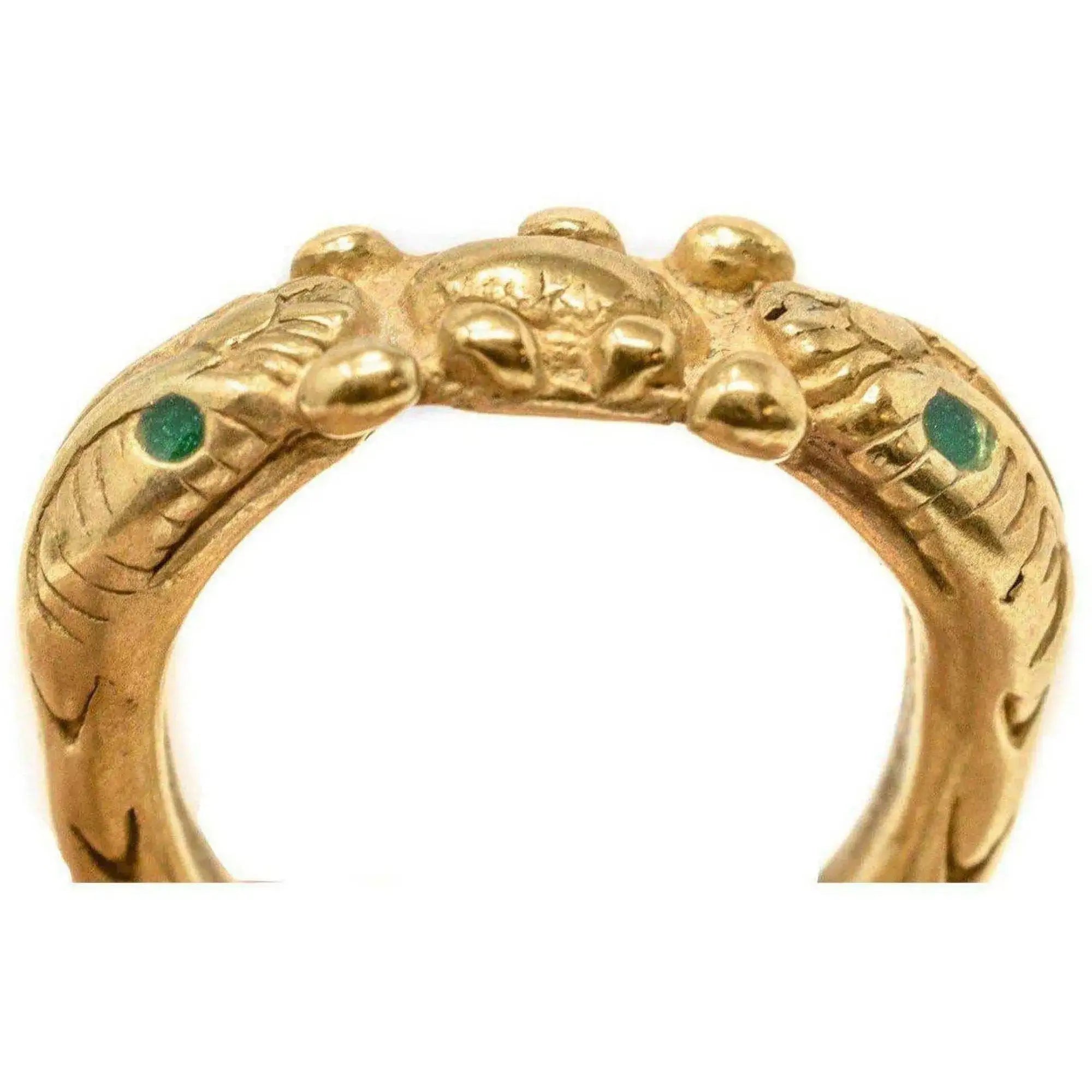 Anello serpente oro in argento 925, disponibile nel negozio del museo