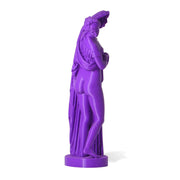 Statua Venere Afrodite Callipigia viola, visuale laterale
