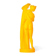 Statua Venere Afrodite Callipigia gialla