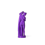 Stampa 3D in PLA Venere Afrodite Callipigia viola, vista posteriore