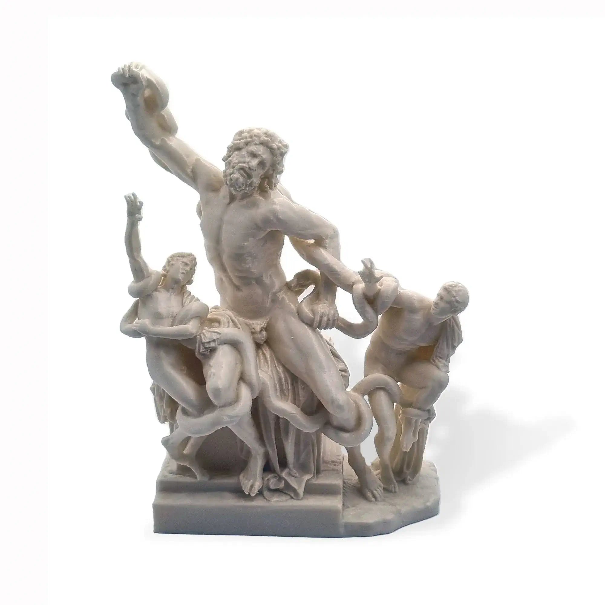 Laocoonte e i suoi figli, bianco