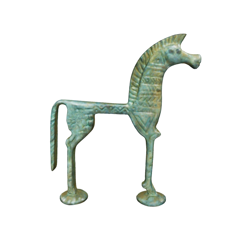 Small Greek Horse Statuette in bronze